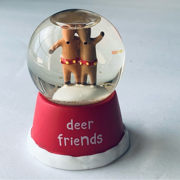 Hallmark Other - Hallmark Mini "Deer Friends" Snow Globe
